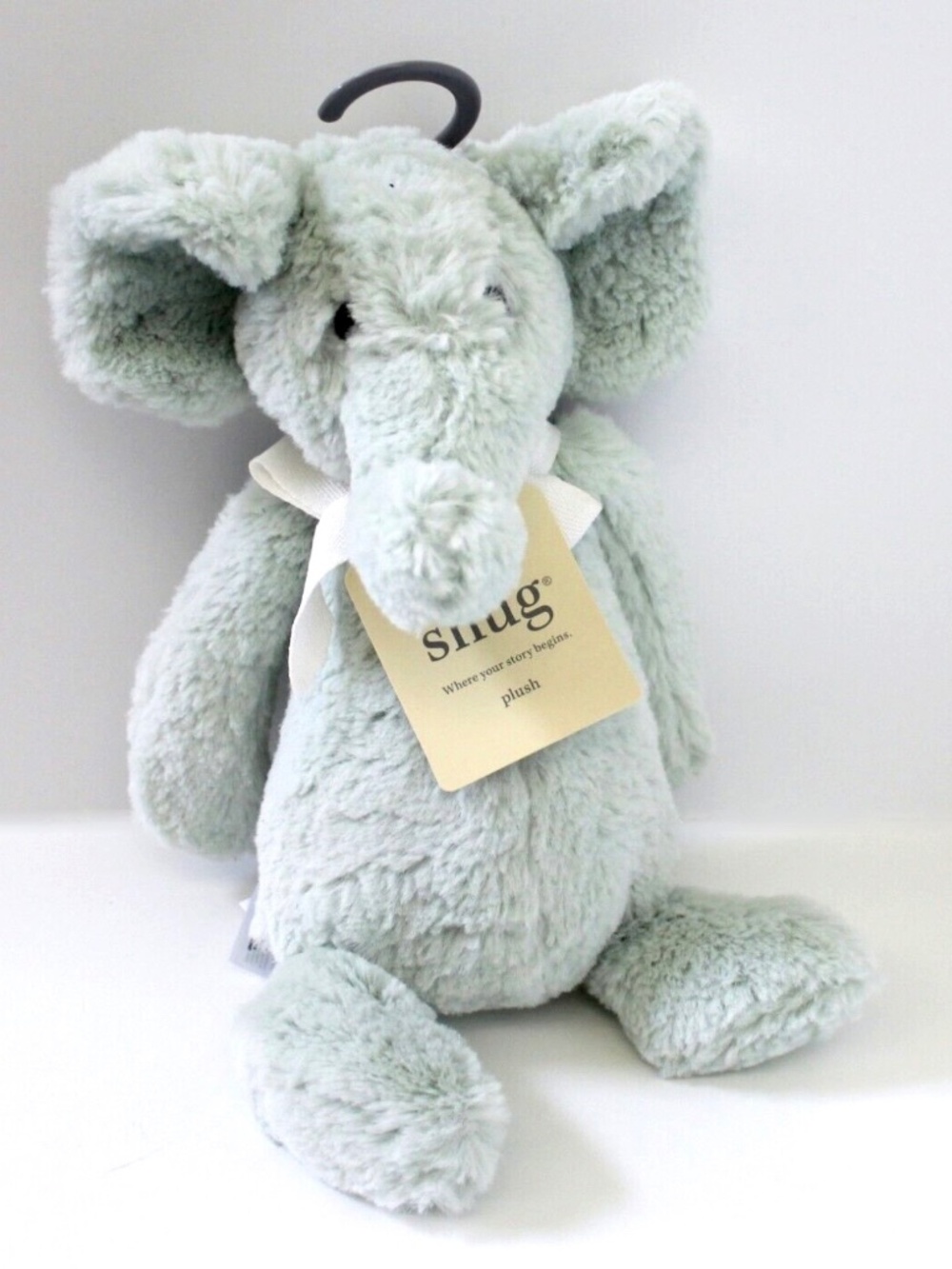 Snug Mint Elephant Plush Soft Baby Toy Stuffed Animal Lovey 12" NEW